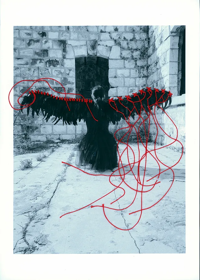 Зображення "THE SAME THREAD, 6" від Polina Rais, медіум: Mixed media, серія: THE SAME THREAD