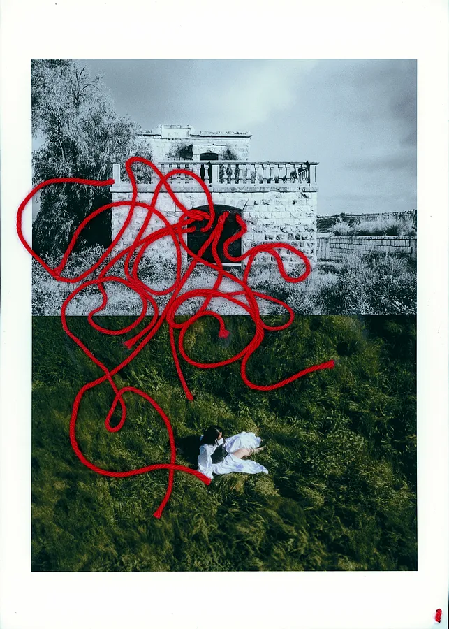 Зображення "THE SAME THREAD, 1" від Polina Rais, медіум: Mixed media, серія: THE SAME THREAD