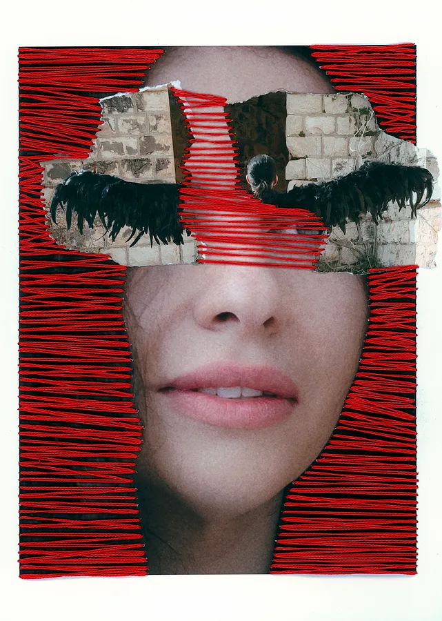 Зображення "THE SAME THREAD, 7" від Polina Rais, медіум: Mixed media, серія: THE SAME THREAD