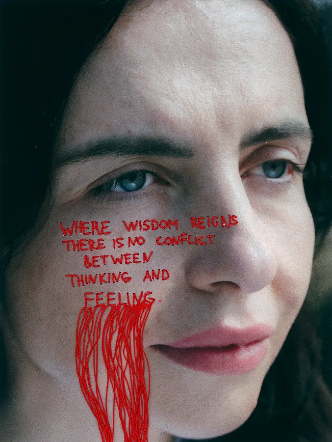 Зображення "THE SAME THREAD, 9" від Polina Rais, медіум: Mixed media, серія: THE SAME THREAD